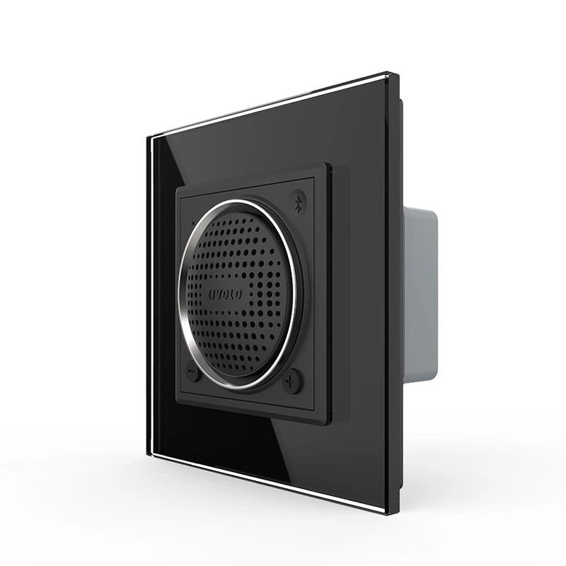 Bluetooth колонка LIVOLO чорна 2.5D скло