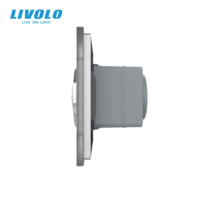 Bluetooth колонка LIVOLO сіра матова скло