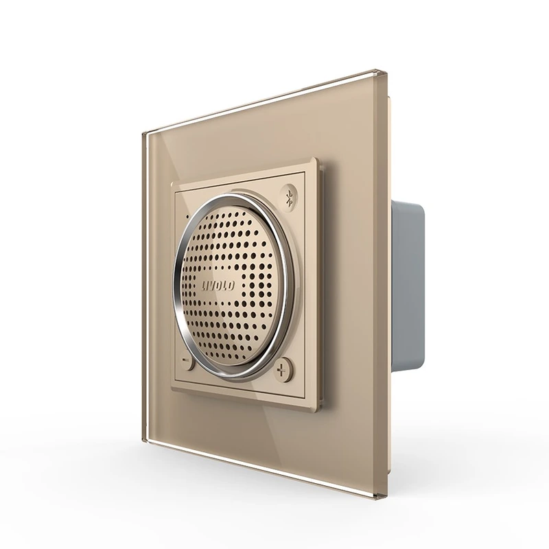 Bluetooth колонка LIVOLO золота 2.5D скло