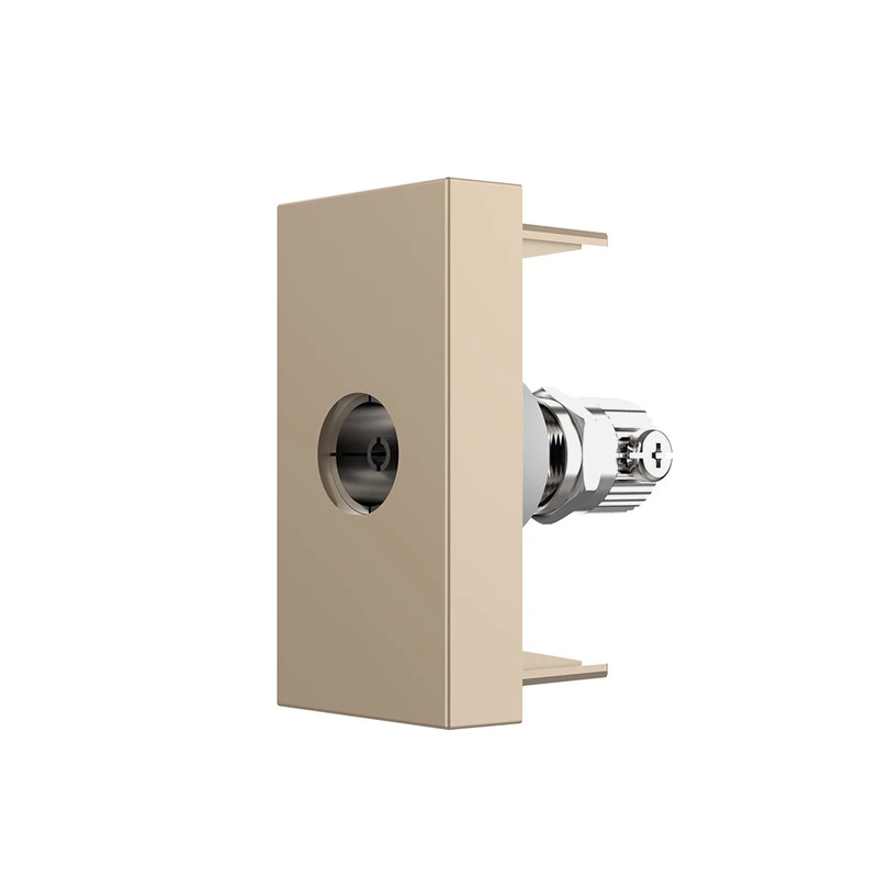 Телевізійна розетка LIVOLO, золота, модуль 0.5 поста, TV гніздо для антени / ресивера (VL-FCTV-1AP)