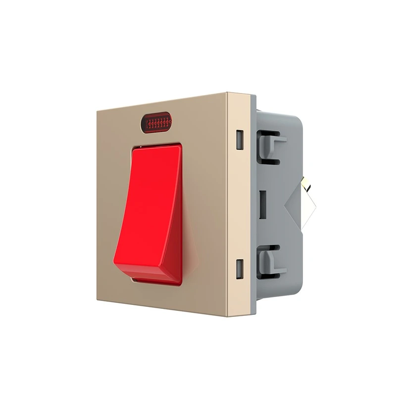 Майстер-вимикач LIVOLO, золотий, 20А 230В, модуль без рамки (VL-FCMKV20A-2AP)