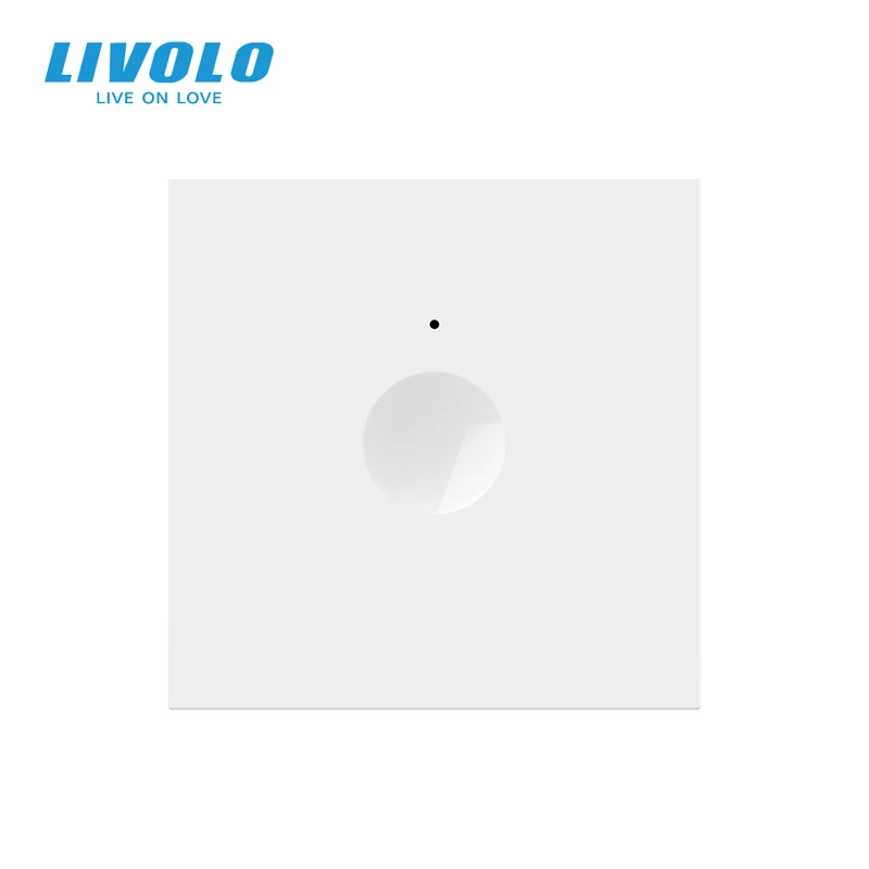 Сенсорний вимикач LIVOLO Sense, білий, 5А 230В, без нейтралі, модуль без рамки (VL-FC1-2WP)
