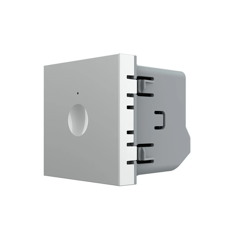 Сенсорний вимикач LIVOLO Sense, сірий, прохідний / перехресний, 5А 230В, без нейтралі, модуль без рамки (VL-FC1S-2IP)