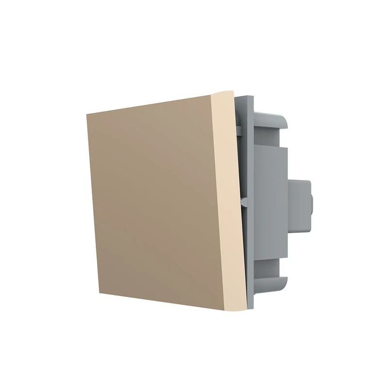 Універсальний вимикач (прохідний / звичайний) LIVOLO, золотий, модуль без рамки (VL-FCMKS-2AP)