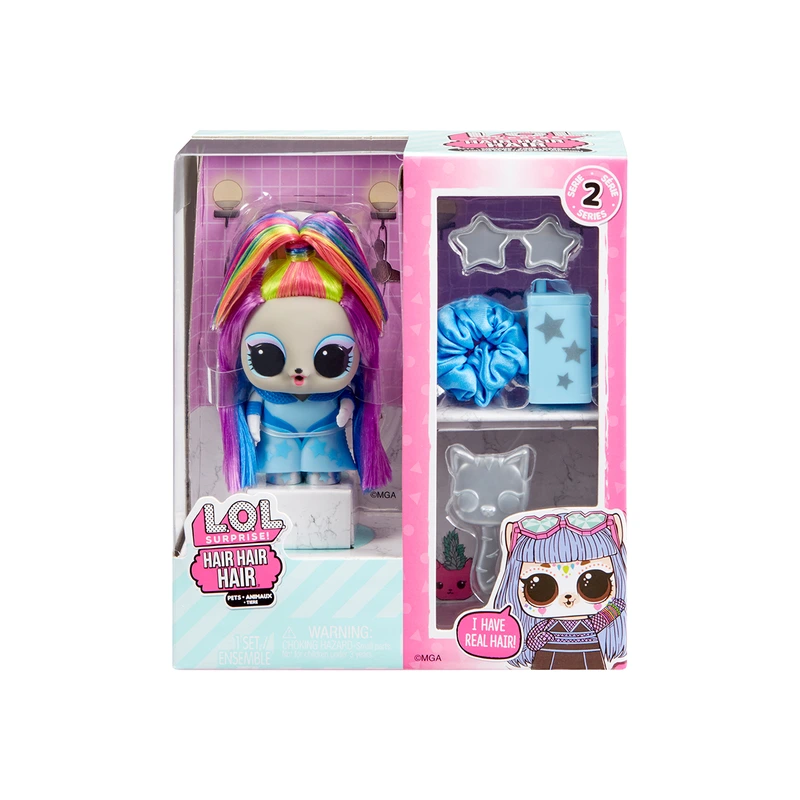 Ігровий набір з улюбленцем L.O.L SURPRISE! серії "Hair Hair Hair" – СТИЛЬНІ ЗАЧІСКИ (в ас., у дисп.)