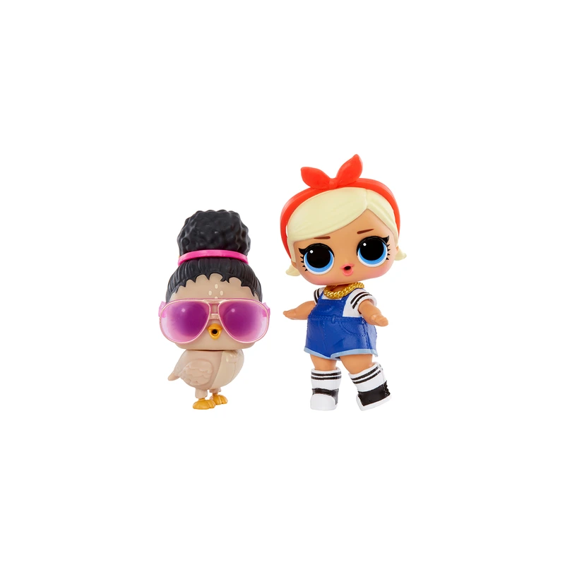 Набір ігрових фігурок  L.O.L. Surprise! серії "OPP Tot + Pet" - ШОРТІ І ФОКСІ