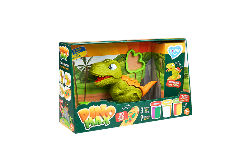 Набір для ліплення з тістом "Dino Max" Lovin 41173
