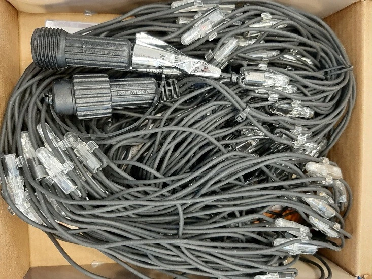 Гірлянда 2х2 м. "Сітка" "Luca Lighting", колір теплий білий