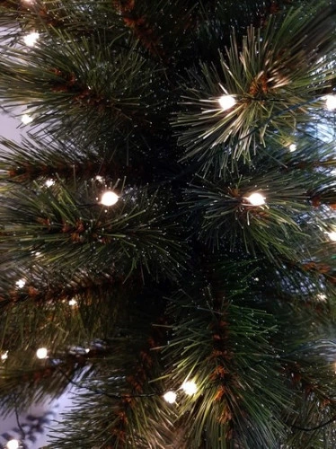 Гірлянда "Струна" зелена, "Luca Lighting", 13 м, колір теплий білий