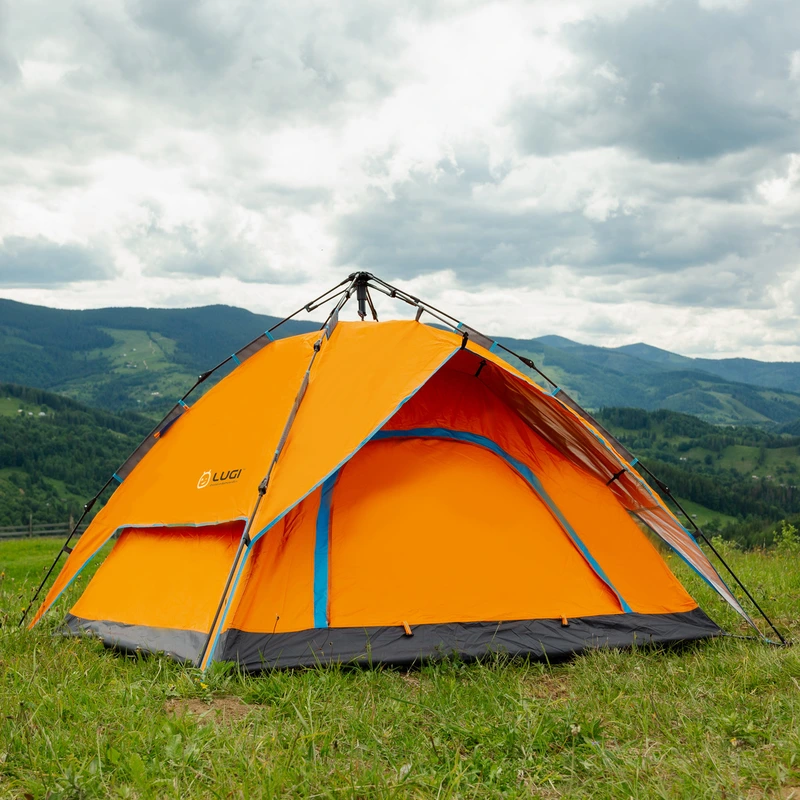Намет автоматичний двомісний 200*230*130 см водонепроникний помаранчева LU015O