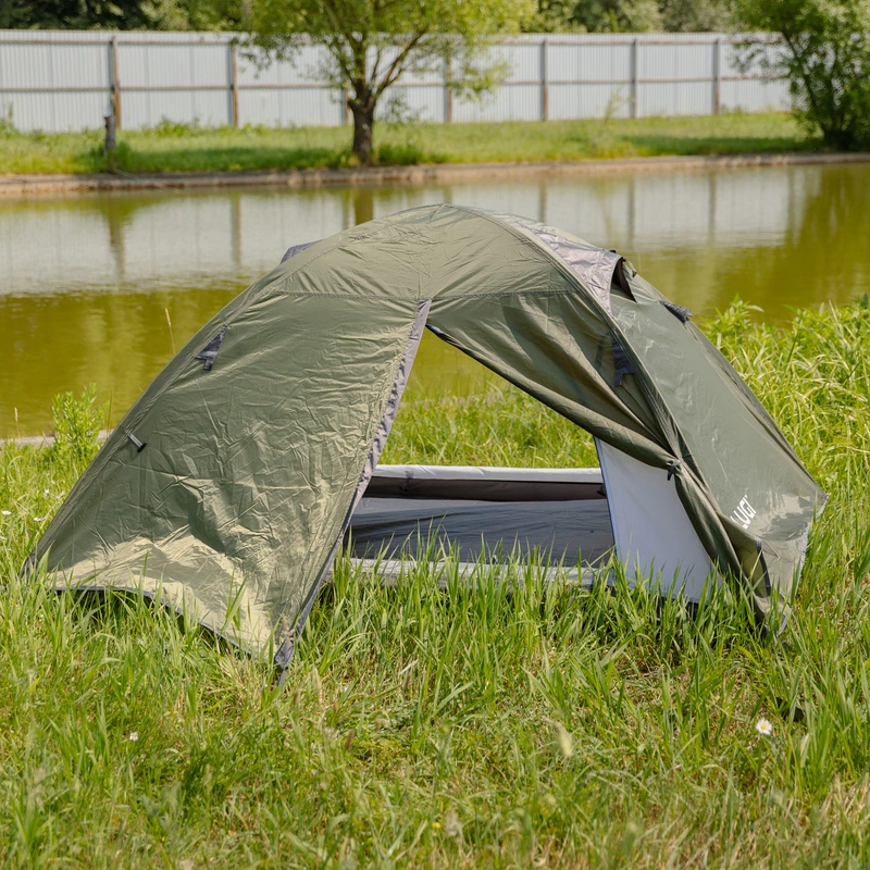 Намет двомісний 210×160×120 (см) кемпінговий туристичний LU-017 Хакі