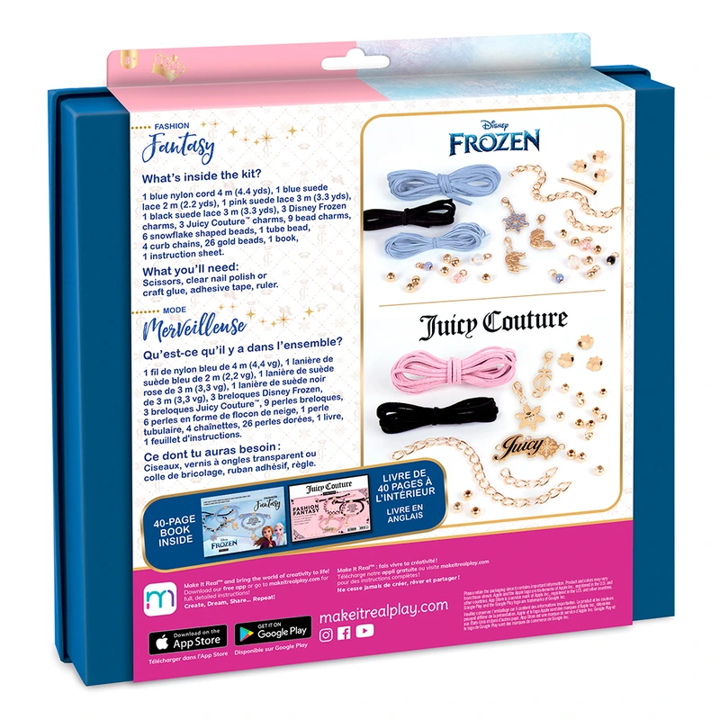 Disney&Juicy Couture: Набір для створення шарм-браслетів 'Крижане серце'