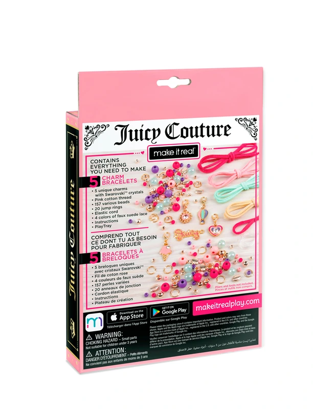 Juicy Couture: Міні-набір для створення шарм-браслетів 'Сонячне сяйво' з кристалами Swarovski