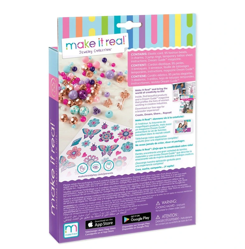 Make it Real: Набір для створення шарм-браслетів 'Квіткова фантазія'