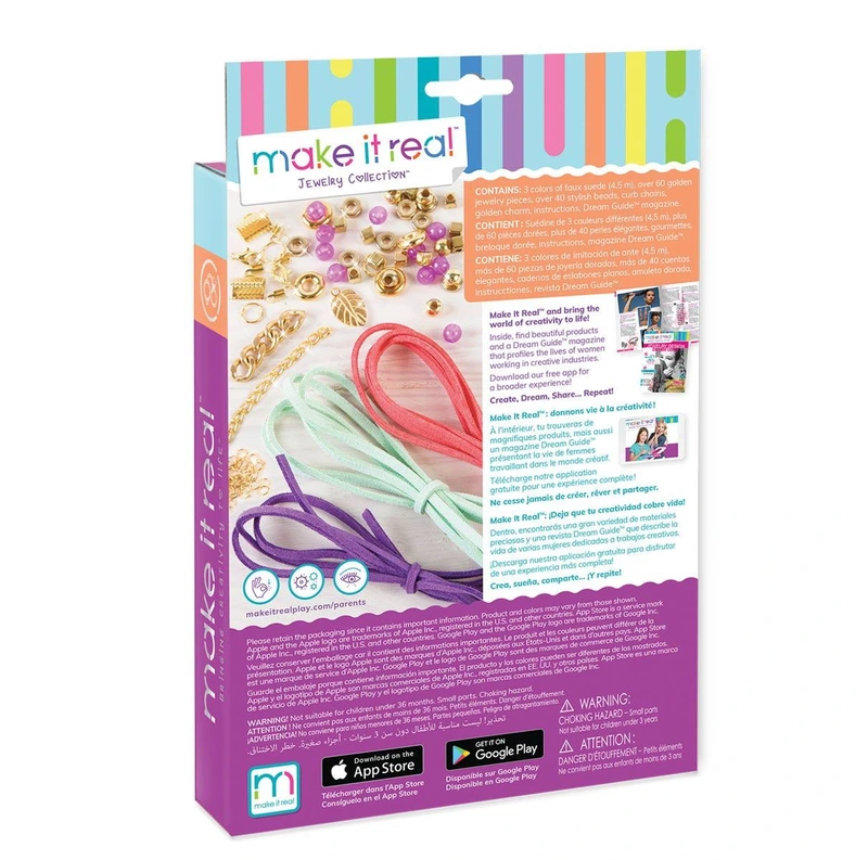 Make it Real: Набір для створення шарм-браслетів «Золоте сяйво»