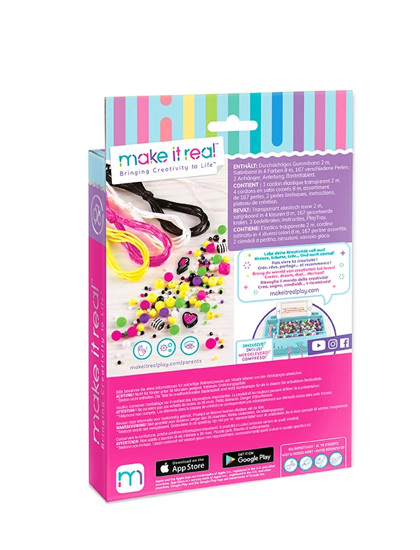Make it Real: Набір для створення шарм-браслетів «Неоновий стиль»