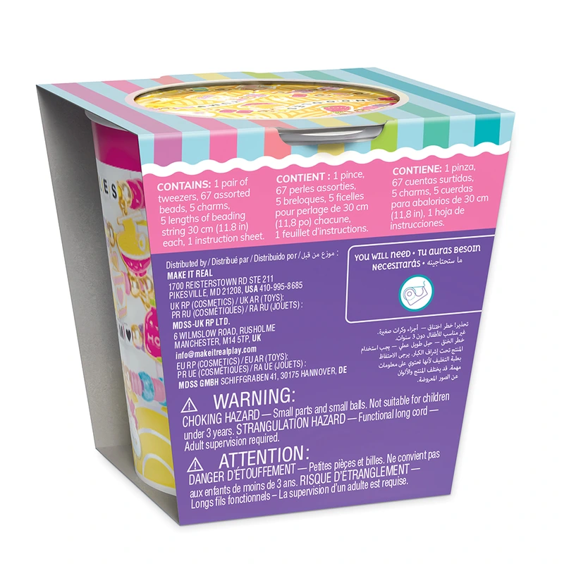 Make it Real: Набір для створення браслетів 'Яскрава локшина'