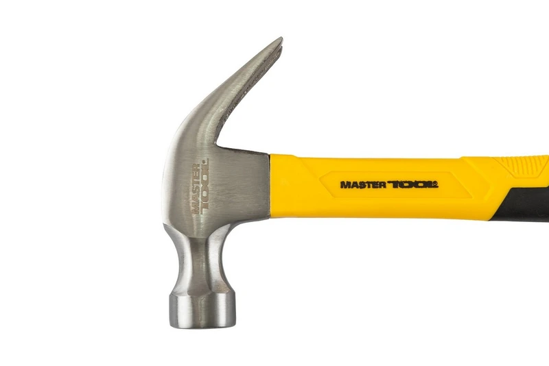Молоток столярний MASTERTOOL 450 г HRC 50 рукоятка фібергласова 300 мм 02-0914