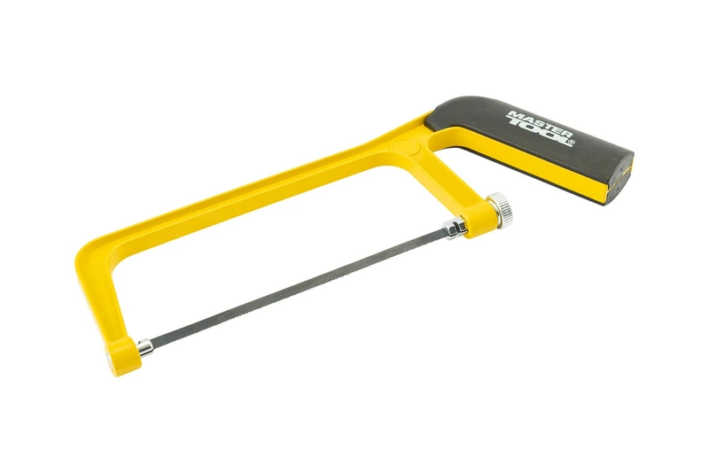 Ножівка по металу MASTERTOOL 150 мм алюмінієва рукоятка з покриттям TPR flex полотно 12.5 мм 24TPI 14-2215