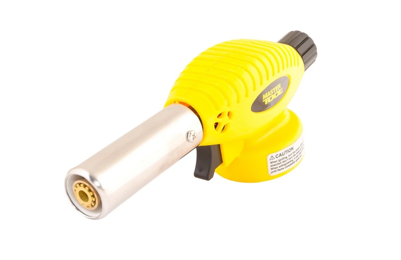 Пальник для газового балона MASTERTOOL "Метеор" п'єзопідпал/керамічний захист Ø 20 мм/1300°С 44-5040