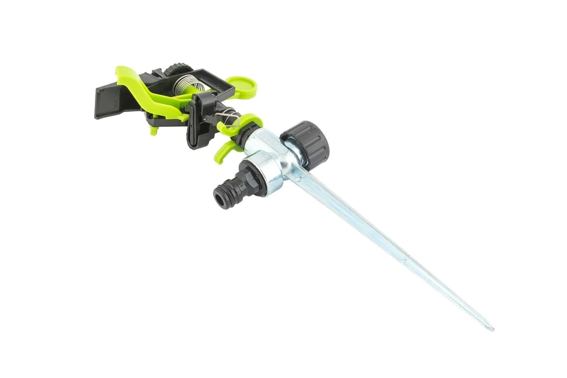 Зрошувач для поливу імпульсний MASTERTOOL ½" 3 режими 20 м на металевій ніжці 5.3-13.5 л/хв 92-9329