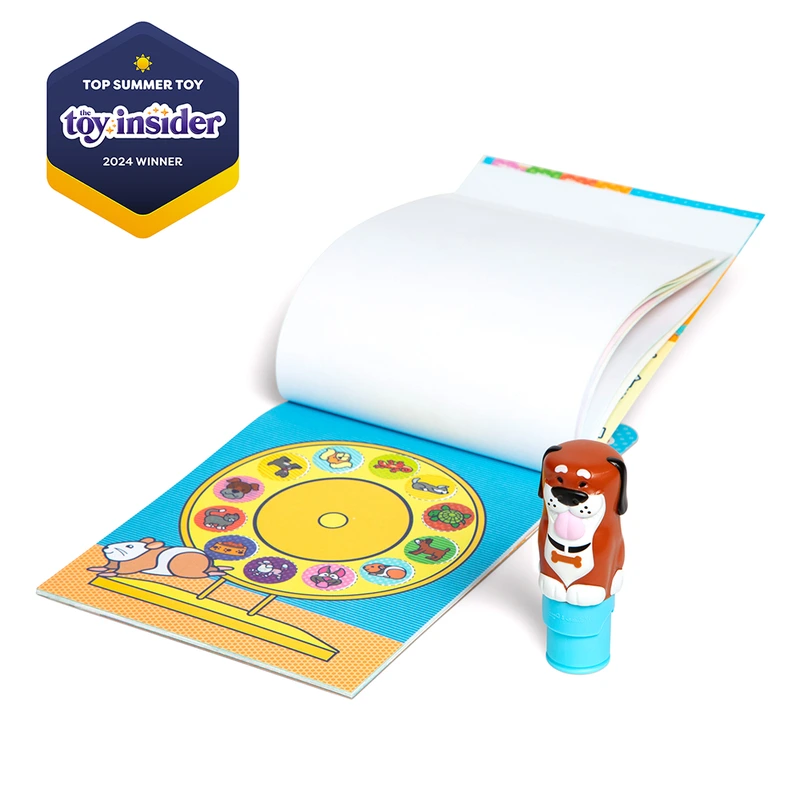 Melissa & Doug. Sticker WOW: Набір з блокноту та штампу з наліпками «Цуценя»