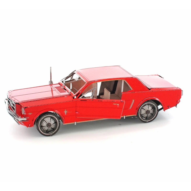 Металевий 3D конструктор "1965 Ford Mustang Coupe, Red Version", Metal Earth, MMS056C