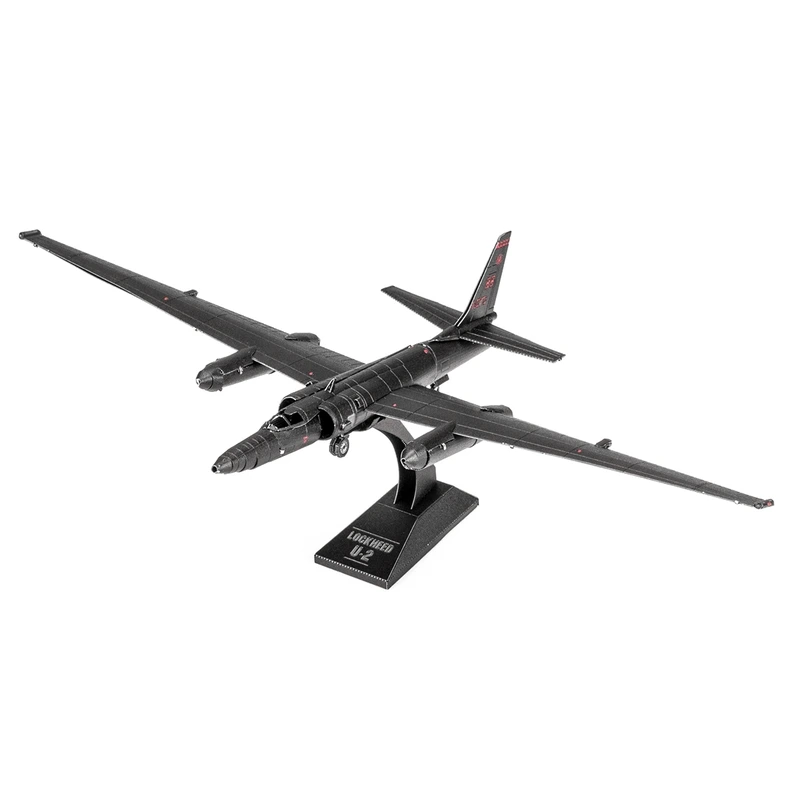 Металевий 3D конструктор "Американський літак-розвідник U-2 Dragon Lady", Metal Earth, MMS214