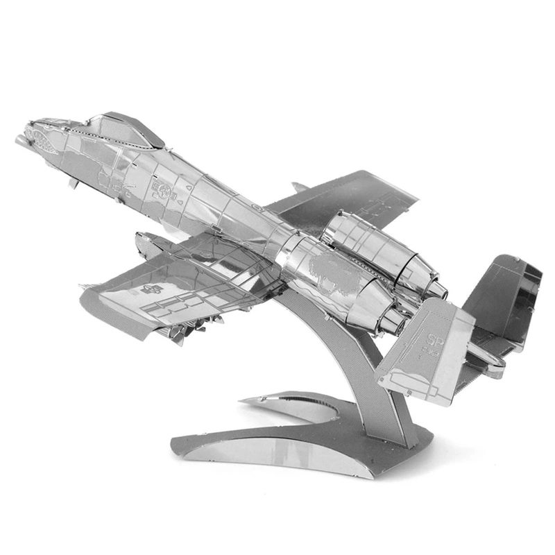 Металевий 3D конструктор "Американський штурмовик A-10 Warthog", Metal Earth, MMS109