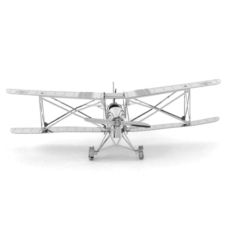 Металевий 3D конструктор "Біплан Tiger Moth", Metal Earth, MMS066