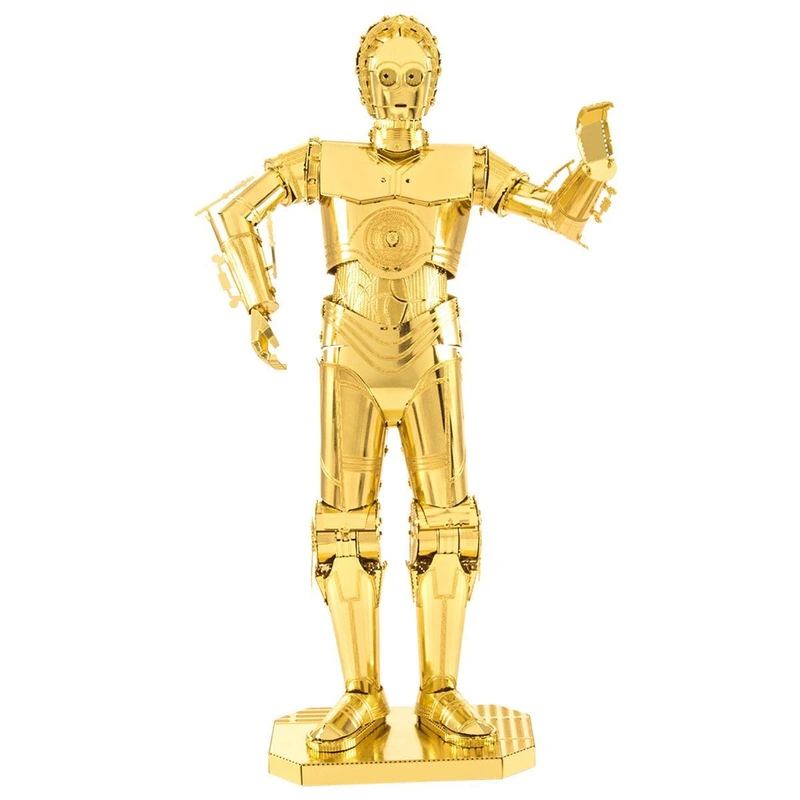Металевий 3D конструктор "Дроїд Star Wars Gold C-3PO", Metal Earth, MMS270