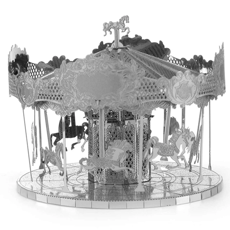 Металевий 3D конструктор "Карусель", Metal Earth, MMS089