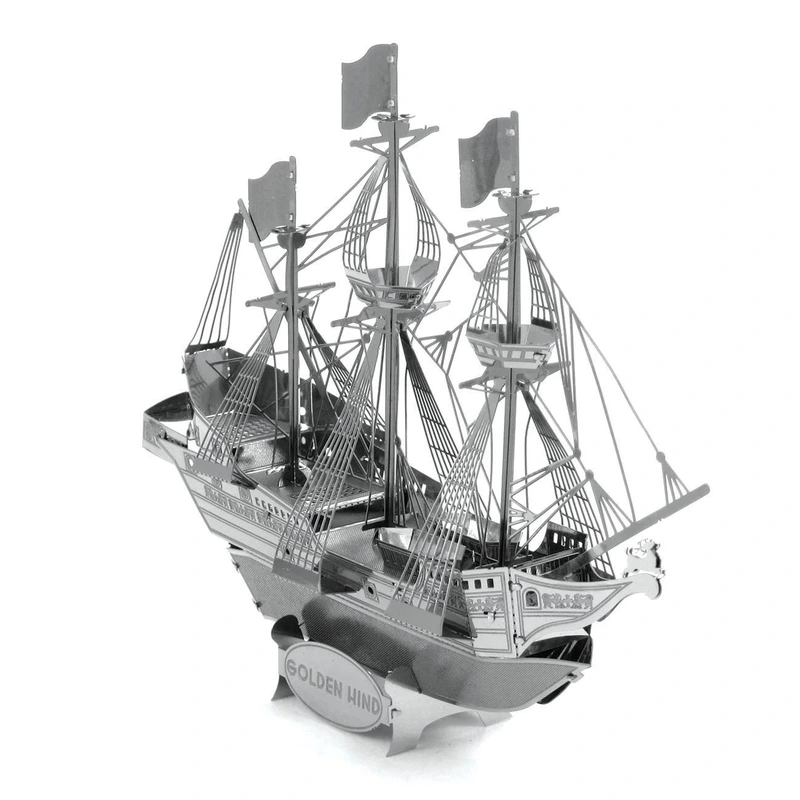 Металевий 3D конструктор "Корабель Golden Hind", Metal Earth, MMS049