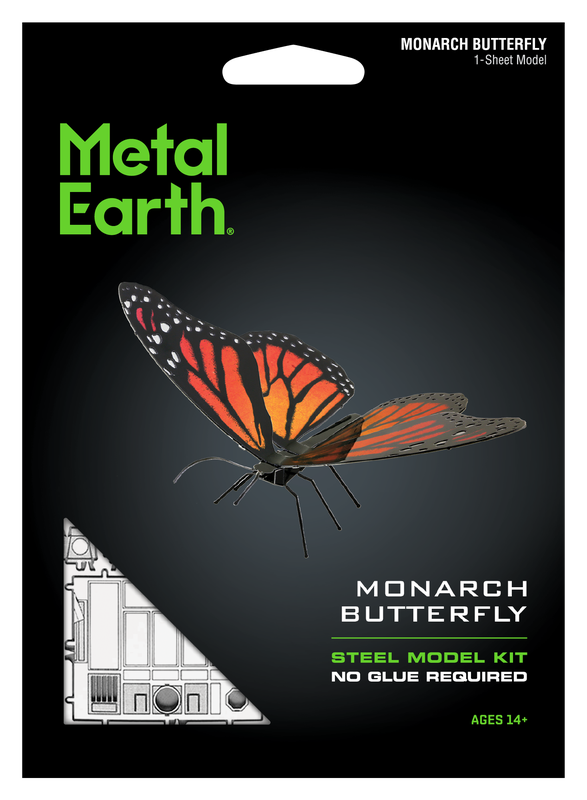 Металевий 3D конструктор "Метелик Монарх", Metal Earth, MMS123