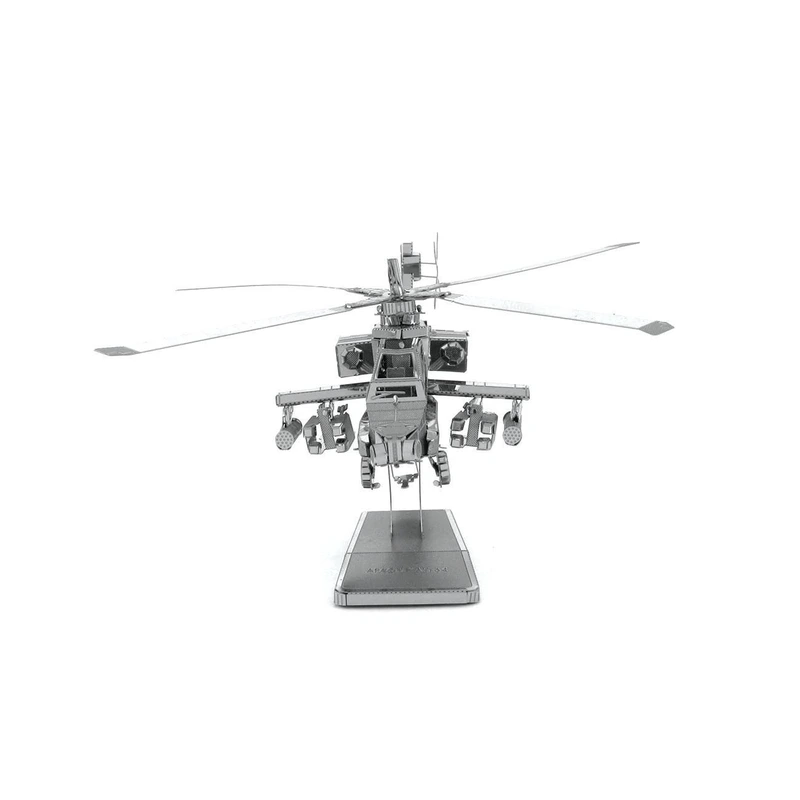 Металевий 3D конструктор "Ударний вертоліт AH-64 Apache", Metal Earth, MMS083