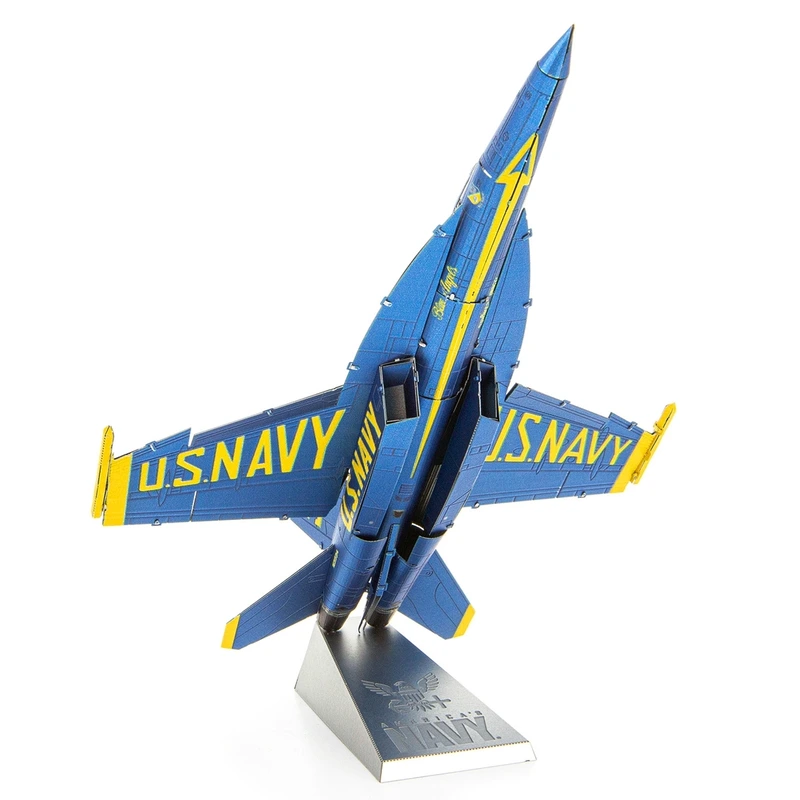 Металевий 3D конструктор "Винищувач F/A-18 Super Hornet Blue Angels", Metal Earth, ICX212