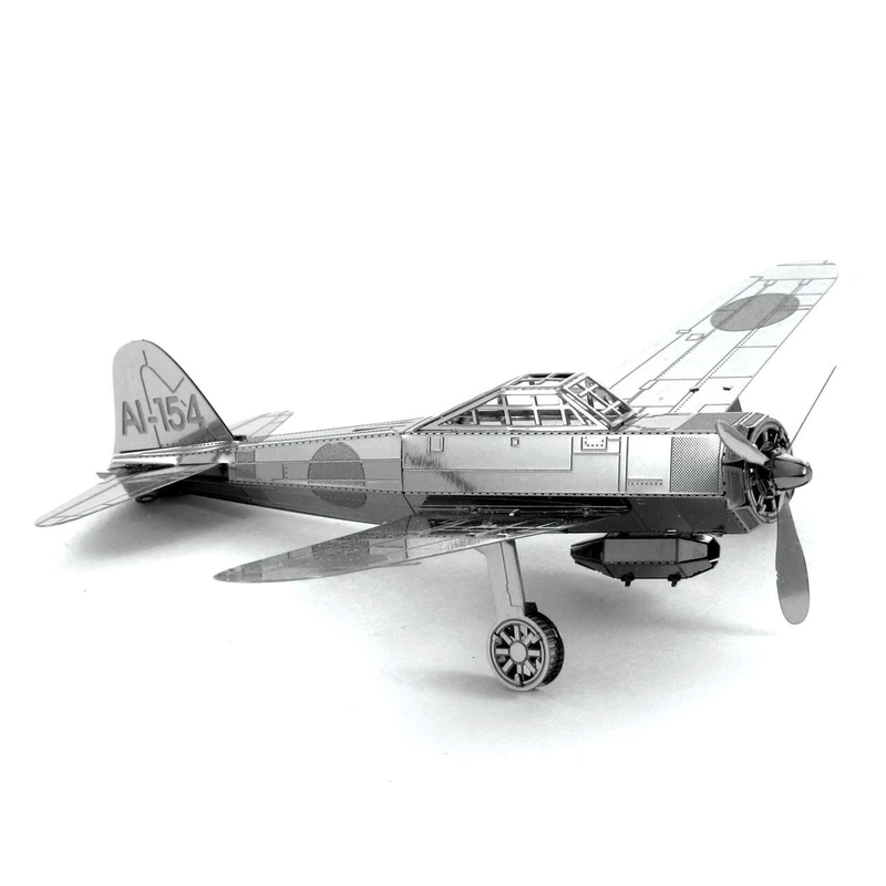 Металевий 3D конструктор "Винищувач Mitsubishi Zero", Metal Earth, MMS028