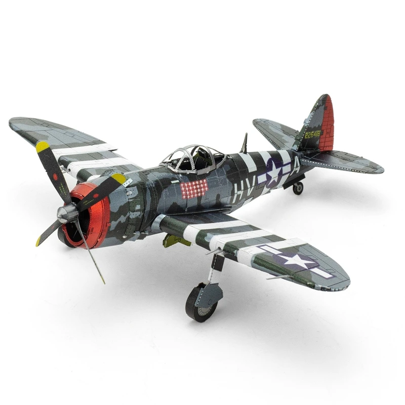 Металевий 3D конструктор "Винищувач P-47 Thunderbolt", Metal Earth, ME1002