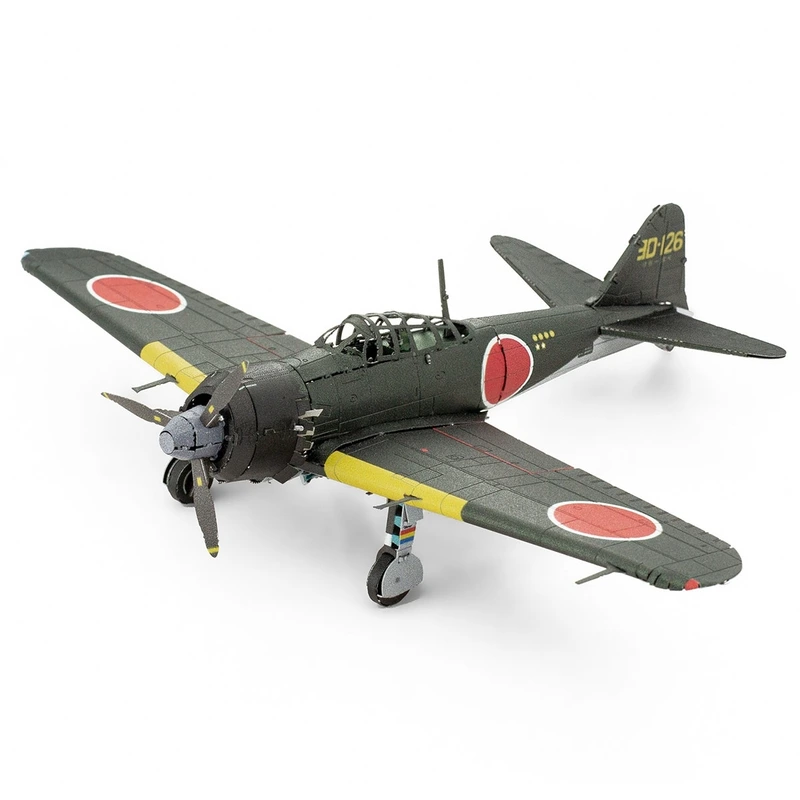 Металевий 3D конструктор "Японський винищувач Mitsubishi Zero", Metal Earth, ME1012