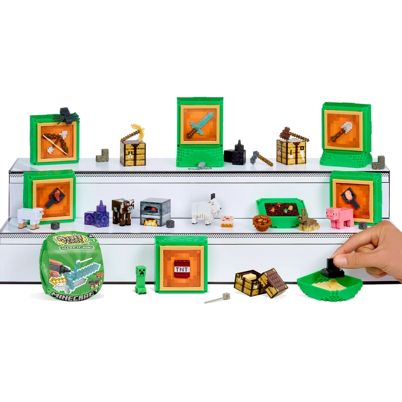 Ігровий набір MINIVERSE серії "Mini Minecraft" - СТВОРИ ПІКСЕЛЬНУ ПРИГОДУ (в асорт., в дисп.)