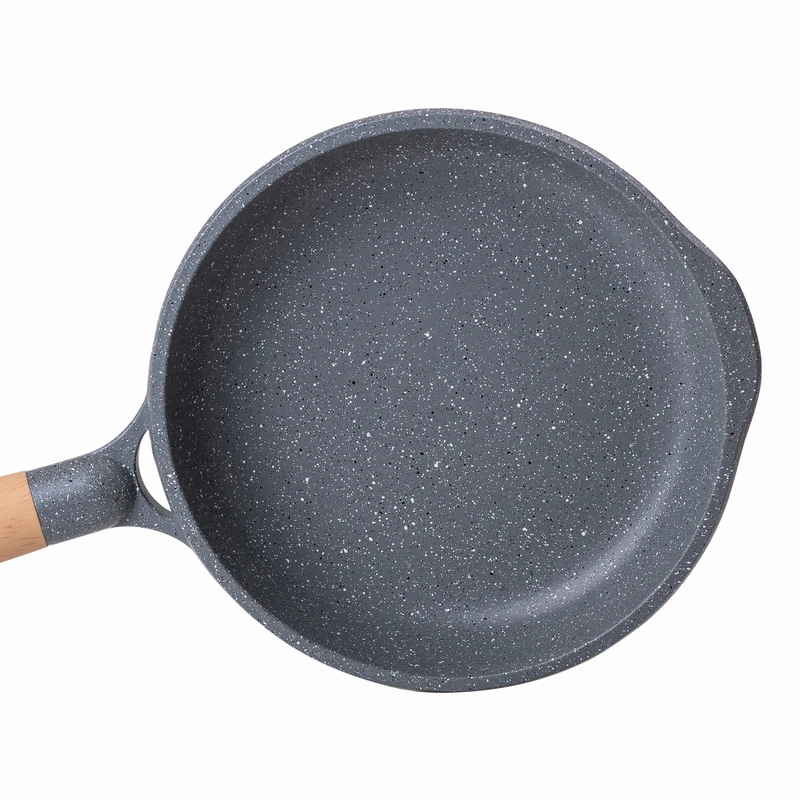 Алюмінієва сковорода, 1,4 л, з мармуровим антипригарним покриттям Ø 22 см, сірий MGC HP-4-422G