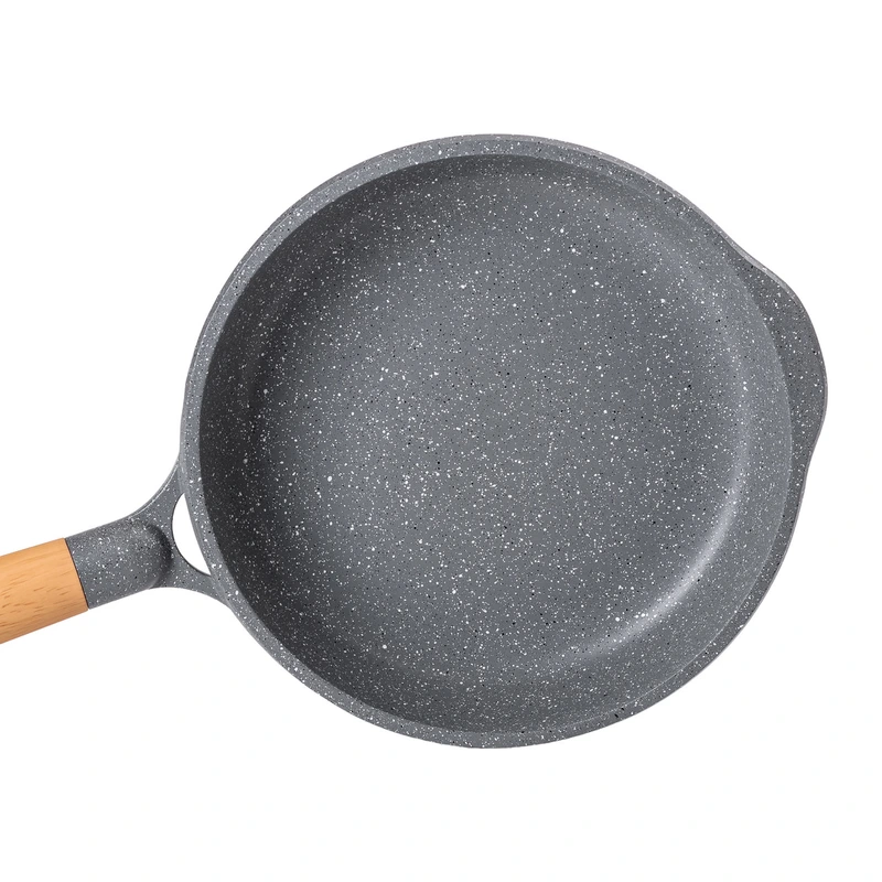 Алюмінієва сковорода 1,8 л з мармуровим антипригарним покриттям Ø 24 см сіра MGC HP-4-423G