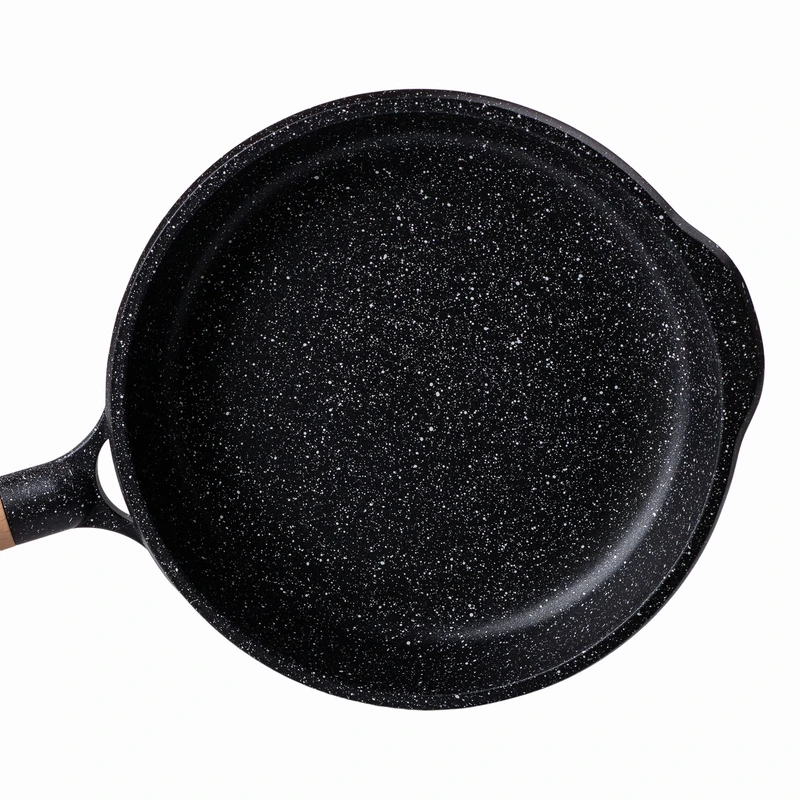 Алюмінієва сковорода 2,2 л з мармуровим антипригарним покриттям Ø 26 см MGC Black HP-4-424B