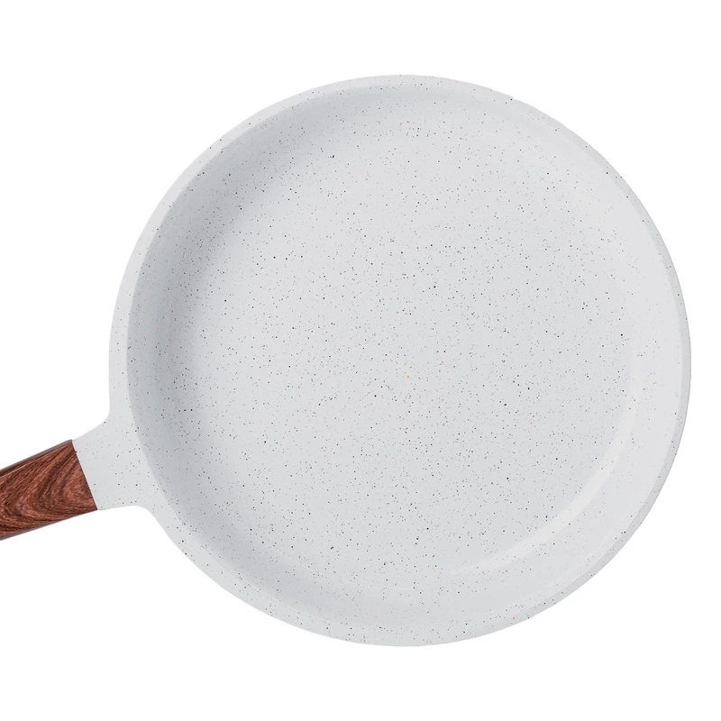 Алюмінієва сковорода 2,7 л з керамічним покриттям антипригарним Ø 28 см біла MGC HP-4-467