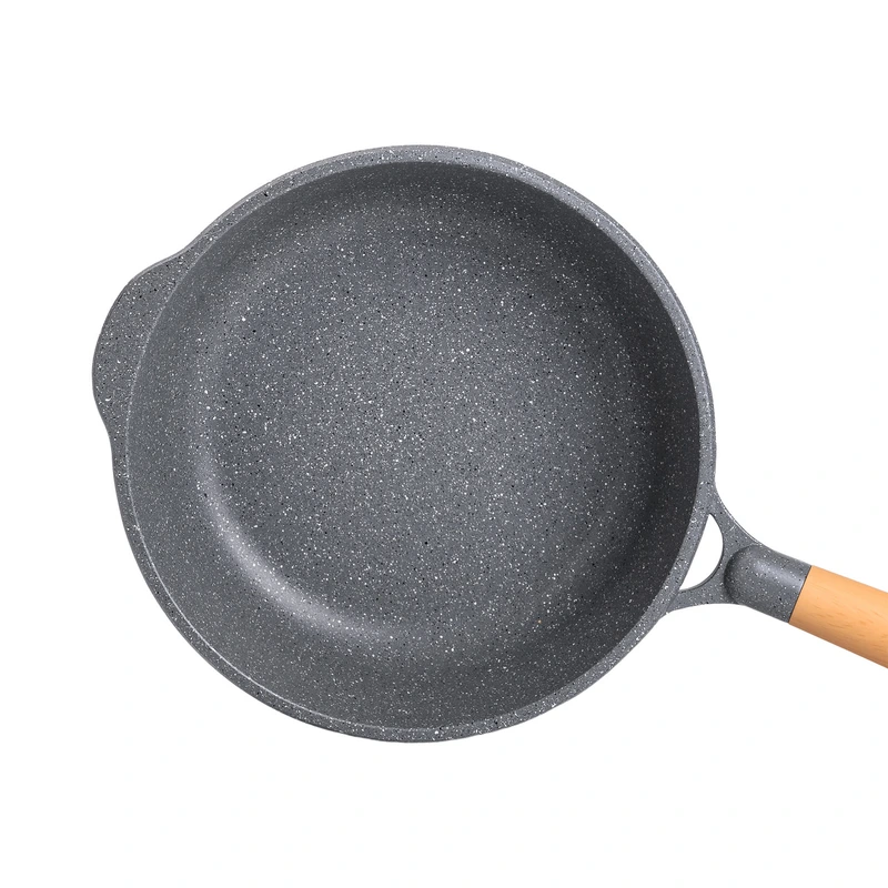 Алюмінієвий сотейник 4,3 л мармуровий з антипригарним покриттям Ø 28 см сірий MGC HP-4-437G