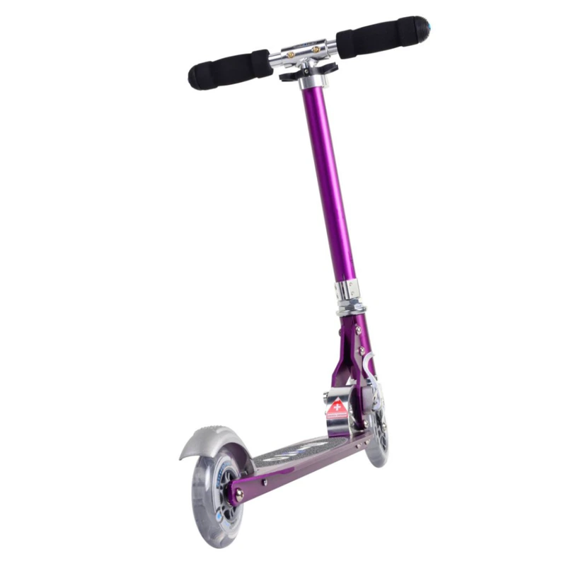 Самокат MICRO серії "Sprite" - ПУРПУРОВИЙ МЕТАЛІК (складаний, до 100 kg, двоколісний)