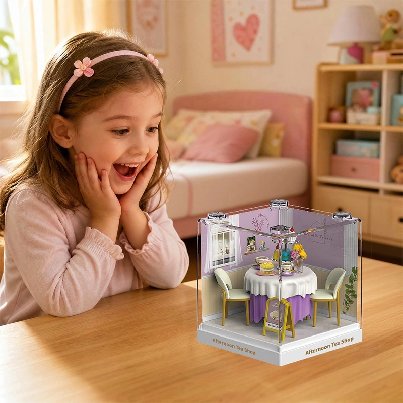 Конструктор-румбокс MINI HOUSE серії "Інтер'єр Міні" – ЧАЙНИЙ САЛОН