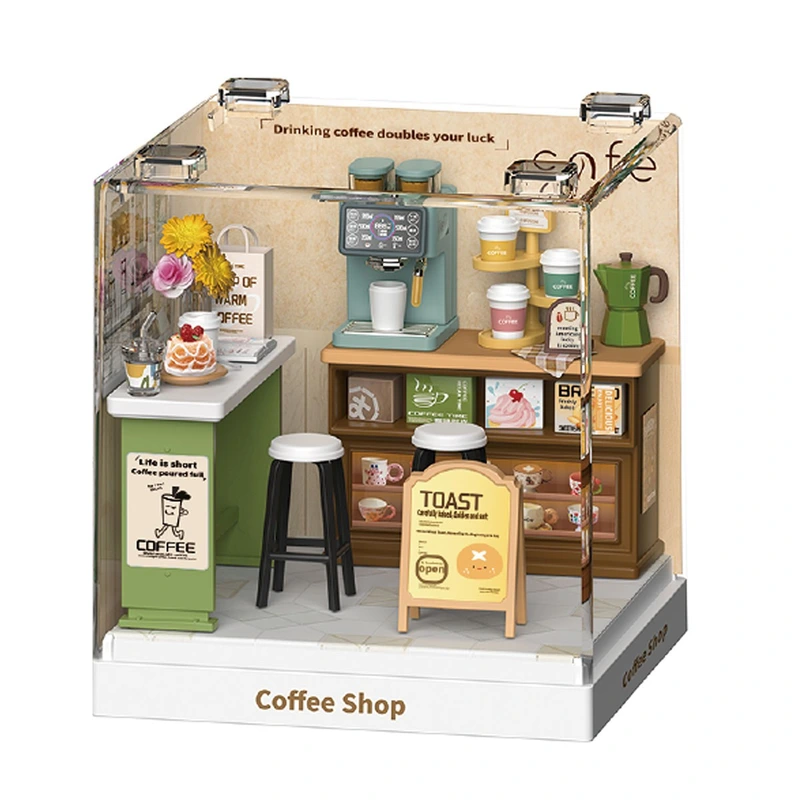 Конструктор-румбокс MINI HOUSE серії "Інтер'єр Міні" – КАВ’ЯРНЯ