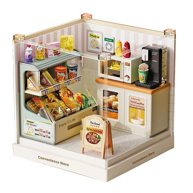 Конструктор-румбокс MINI HOUSE серії "Інтер'єр Міні" – ЦІЛОДОБОВИЙ МАГАЗИН