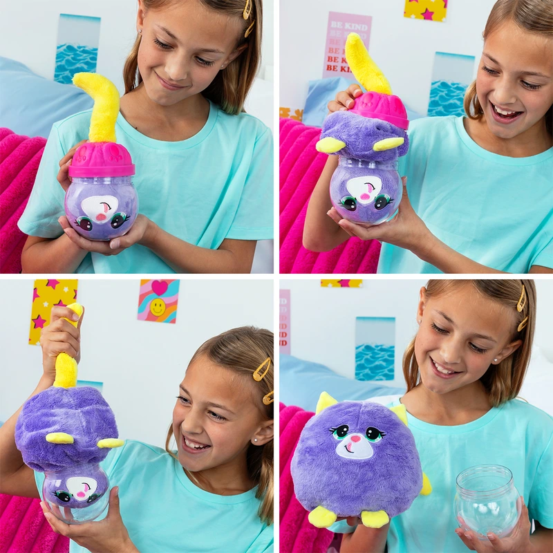 М’яка іграшка MISFITTENS - КОШЕНЯ У АКВАРІУМІ (в асорт.)